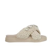 INUIKII Slipper & Pantoletten - Woven Stones - Gr. 36 (EU) - in Creme - für Damen
