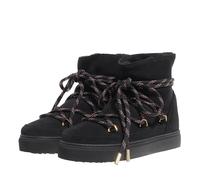 INUIKII Stiefel & Boots - Jacquard Lace - Gr. 36 (EU) - in Schwarz - für Damen