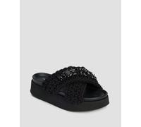 Inuikii Woven Stones Platform Plateau-pantoletten Für Damen In Schwarz 70103106-1039 Schwarz 38
