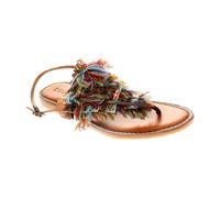 Inuovo 7331 - Damen Sandalette Pantolette Zehentrenner - dark-brown für Damen, braun, Größe 36 EU