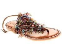 Inuovo 7331 - Damen Sandalette Pantolette Zehentrenner - Dark-Brown, Größe:36 EU