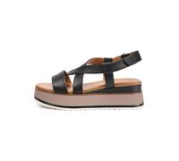 INUOVO Leder-Sandalen in Schwarz - Größe 39 | Damen Sandalen