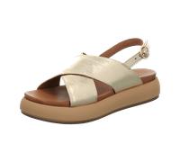 Inuovo Sandaletten für Damen aus Italien, Spanien und Portugal für Damen, gold, Größe 39 EU