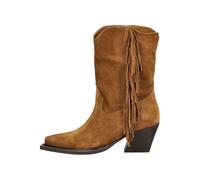 Bikerboots INUOVO "INUOVO Stiefel Leder", Damen, Gr. 41, tan, Leder, Schuhe Bikerboots (53072861-41) tan