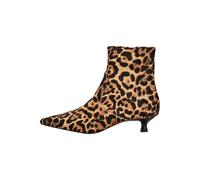 Stiefelette INUOVO "INUOVO Stiefelette Leder/Textil", Damen, Gr. 39, leopard, Leder, Textil, Schuhe (27774709-39) leopard