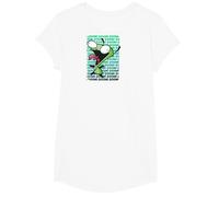 Invader Zim T-Shirt - Unisex Kinder - Schwarz - S - Kurzarm - Klassisch - Graphic Tee mit Gradient-Poster-Design - Einzigartiges Gir-Schrei-Gradient-Poster-Design