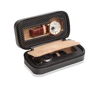 INVIA Watch Case 2 Watches - Matte Carbon