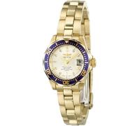 Invicta 4610 Pro Diver Damen Uhr Edelstahl Quarz Champagnerfarbe Zifferblat