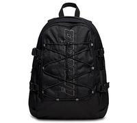 INVICTA ACT PLUS Rucksack aus nachhaltigem Stoff, Praktisch & Unisex Leicht, kompakt, mit Laptopfach & Seitliche Taschen;Büro, Reise, Arbeit, Fahrrad Backpack, Daypack, italienisches Design, schwarz