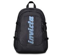 Invicta Rucksack Act Plus mit Laptopfach, Organizer, Brust- & Beckengurt, Kompressionsriemen, Schwarz