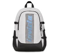 Invicta Act Plus Büro-Rucksack aus Glasfaser, Grau, Doppelfach mit PC-Tasche, Trinkflasche, Tasche mit Organizer, Taillengurt, Brustbänder und Lautstärkeregler, Reiserucksack, grau, Taglia unica,