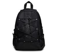 Invicta ACT SMALL Rucksack aus nachhaltigem Stoff, Praktisch & Unisex, mit Laptopfach, Büro, Reise, Arbeit, Fahrrad, Backpack, Daypack, italienisches Design, schwarz