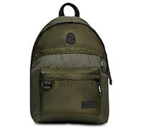 Invicta AMERICAN Rucksack aus nachhaltigem Stoff, Praktisch & Unisex, kompakt, mit Laptopfach bis 13'', Büro, Reise, Arbeit, Studium, Backpack, Daypack, italienisches Design, moosgrün