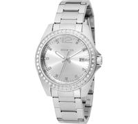 Invicta Angel 49846 Damen Uhr - Wasserdicht - Analog - Quarzuhrwerk - Edelstahl mit silbernen zifferblat - 38mm