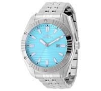 Invicta Angel 50386 Damen Armbanduhr Wasserdicht Analog Quarzwerk Edelstahl Blau Zifferblatt 47mm