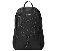 Invicta Arbeitsrucksack Act Plus, Schwarz, Doppelfach mit 14-Zoll-PC-Tasche, Trinkflasche und verstärktem Boden, geräumiger und vielseitiger 29-Liter-Rucksack für Büro und Universität, für Damen und