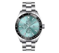 Invicta Aviator 48859 Herren Uhr - Wasserdicht - Analog - Quarzuhrwerk - Edelstahl mit blauen zifferblat - 45mm