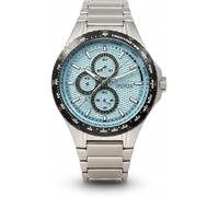 Invicta Aviator 50104 Herren Armbanduhr Wasserdicht Analog Quarzwerk Edelstahl Blau Zifferblatt 44mm
