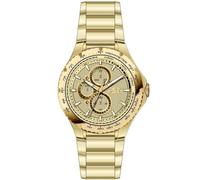 Invicta Aviator 50106 Herren Armbanduhr Wasserdicht Analog Quarzwerk Edelstahl Gold Zifferblatt 44mm