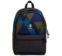 INVICTA BARLY Rucksack aus nachhaltigem Stoff, Praktisch & Unisex, kompakt, Büro, Reise, Arbeit, Studium, Backpack, Daypack, italienisches Design, braun/blau