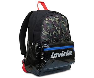 INVICTA BARLY Rucksack aus nachhaltigem Stoff, Praktisch & Unisex, kompakt, Büro, Reise, Arbeit, Studium, Backpack, Daypack, italienisches Design, grün