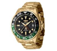 Invicta Grand Diver 45672 Herren Uhr - Wasserdicht - Analog - Automatikuhr - Edelstahl mit schwarzen zifferblat - 47mm