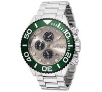 Invicta Grand Diver 48587 Herren Uhr - Wasserdicht - Analog - Quarzuhrwerk - Edelstahl mit goldenen zifferblat - 52mm