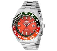 Invicta Grand Diver - Miami Edition 49118 Herren Uhr - Wasserdicht - Analog - Automatikuhr - Edelstahl mit orange zifferblat - 47mm