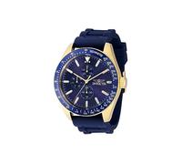 Invicta Herren-Armbanduhr Aviator, 45 mm, Silikon, Quarzuhr, Blau (Modell: 38403)