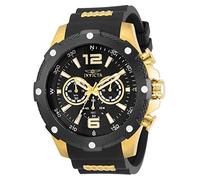Invicta I-Force 30769 Herren Uhr - Wasserdicht - Analog - Quarzuhrwerk - Edelstahl mit schwarzen zifferblat - 50mm
