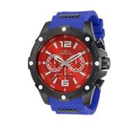 Invicta I-Force 34020 Herrenuhr - Quarzwerk - Edelstahl mit rotem Zifferblatt - 50 mm Einheitsgröße