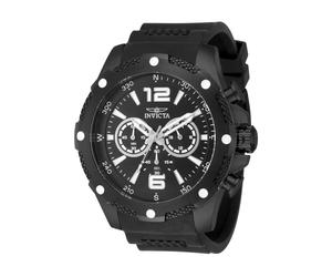 Invicta I-Force 50556 Herrenuhr - Quarzwerk - Edelstahl mit schwarzem Zifferblatt - 50 mm Einheitsgröße