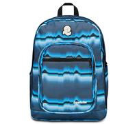 Invicta Jelek Fantasy Schulrucksack, Blau, Doppel-Rucksack mit super geräumigem Fach für PC oder Tablet, Trinkflasche und Tasche mit Organizer, mittlerer Rucksack oben und Reisen, Jungen, blau, Taglia