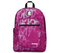 Invicta Jelek Fantasy Schulrucksack, Fuchsia, Doppelfach Super geräumiger Rucksack mit Tasche für PC oder Tablet, Trinkflasche und Tasche mit Organizer, Mittelgroßer Rucksack und Reisen, Mädchen,