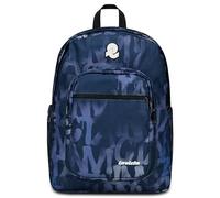 Invicta Jelek Fantasy Schulrucksack, Blau, Doppel-Rucksack mit super geräumigem Fach für PC oder Tablet, Trinkflasche und Tasche mit Organizer, mittlerer Rucksack oben und Reisen, Jungen, blau, Taglia