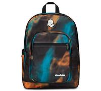 Invicta Jelek Fantasy Schulrucksack, Orange, Doppel-Rucksack mit super geräumiger Tasche für PC oder Tablet, Trinkflasche und Tasche mit Organizer, mittlerer Rucksack oben und Reisen, Jungen, Orange,