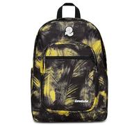 Invicta Jelek Fantasy Schulrucksack, Gelb, Doppel-Rucksack mit super geräumigem Fach mit Laptop- oder Tablet-Tasche, Trinkflasche und Tasche mit Organizer, mittlerer Rucksack oben und Reisen, Jungen,