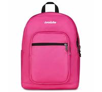 Invicta Jelek Schulrucksack, Rosa, Doppelfach mit PC-Tasche und Trinkflasche, 34 l, für mittlere und obere Schule, Rucksack für Mädchen