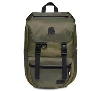 Invicta JOLLY X Praktischer Rucksack, aus nachhaltigem Stoff für, für Freizeit, Ausflüge, Uni, Büro; Laptopfach bis 15,6'' Unisex; Tagesrucksackfür Damen & Herren; Italienisches Design, moosgrün