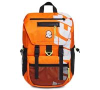Invicta Rucksack, JOLLY X Umweltfreundlicher Tagesrucksack, Für Büro, Ausflüge & Pendeln, Für Uni, Sport, Freizeit, mit seitlichen Taschen & 15,6'' Laptopfach, italienisches Design, orange