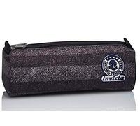 Federmäppchen INVICTA, Mäppchen, Federtasche für Schreibwaren, Mädchen&Jungen, Schule und Gymnasium, Teenager, grau, ISCHOOLPACK