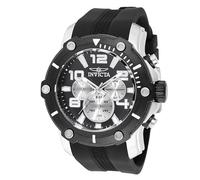 Invicta Pro Diver 45739 Herren Uhr - Wasserdicht - Analog - Quarzuhrwerk - Edelstahl mit schwarzen zifferblat - 51mm