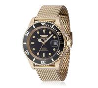 Invicta Pro Diver 47722 Herren Uhr - Wasserdicht - Analog - Automatikuhr - Edelstahl mit schwarzen zifferblat - 40mm