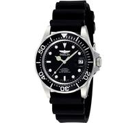 Invicta Pro Diver 9110 Herren Uhr - Wasserdicht - Analog - Automatikuhr - Edelstahl mit schwarzen zifferblat - 40mm