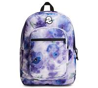 Invicta Rucksack aus nachhaltigem Stoff, Backpack mit Trinkflaschenfach, Laptopfach, Extra Platz - 38 LT - Unisex, für Schule, Sport und Freizeit, italienisches Design, violett, JELEK