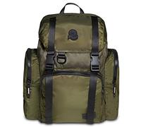 Invicta Rucksack aus nachhaltigem Stoff, Praktisch & Unisex, mit Laptopfach bis 14'', Büro, Uni, Arbeit; Reise, Sport&Freizeit; italienisches Design, MONVISO X moosgrün