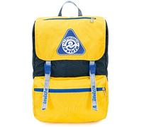 Invicta Rucksack, JOLLY ALPINISMUS Tagesrucksack, Lässiger Daypack, Für Büro, Ausflüge & Pendeln, Für Uni, Sport, Freizeit, 13'' Laptopfach, italienisches Design, gelb/blau