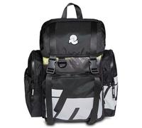 Invicta Rucksack MONVISO X Rucksack aus nachhaltigem Stoff, Praktisch & Unisex, mit Laptopfach bis 14'', Büro, Uni, Arbeit; Reise, Sport&Freizeit; italienisches Design, schwarz