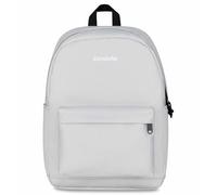 Invicta Schulrucksack Carlson, glitzerndes Grau, ein Fach mit PC-Tasche und Trinkflasche, 24 l, für mittlere und obere Schule, Rucksack für Mädchen, grau, Taglia Unica