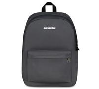 Invicta Schulrucksack Carlson, Grau, Mono-Fach mit PC-Tasche und Trinkflasche, 24 l, für mittlere und obere Schule, Rucksack für Mädchen, grau, Taglia Unica